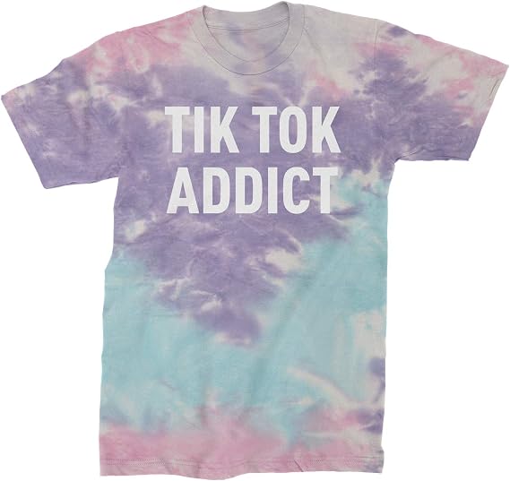 TIK Tok Addict Men's Tie-Dye T-Shirt 