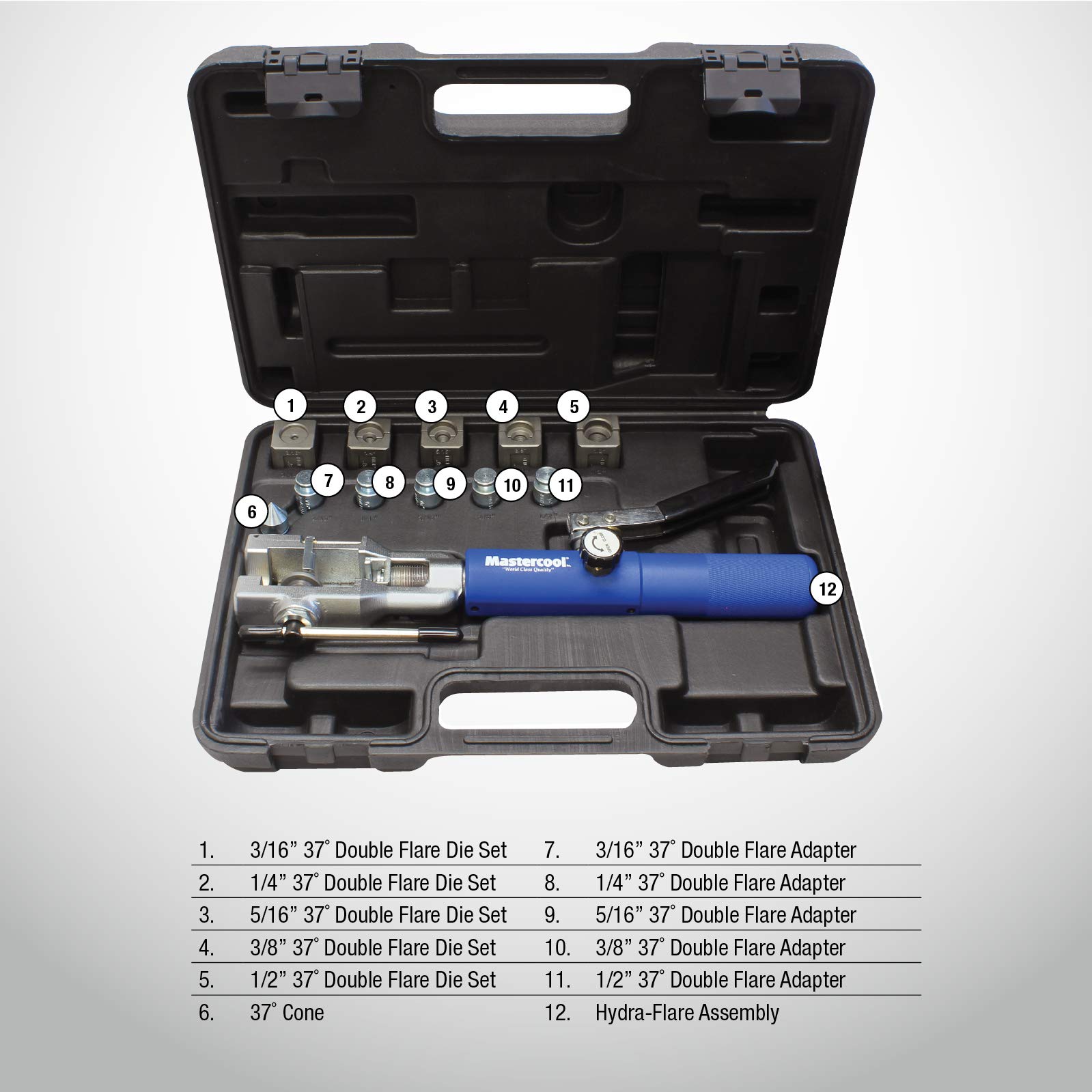 MASTERCOOL 72480 Blue & Silver 37 Degree Flaring/Double Flaring