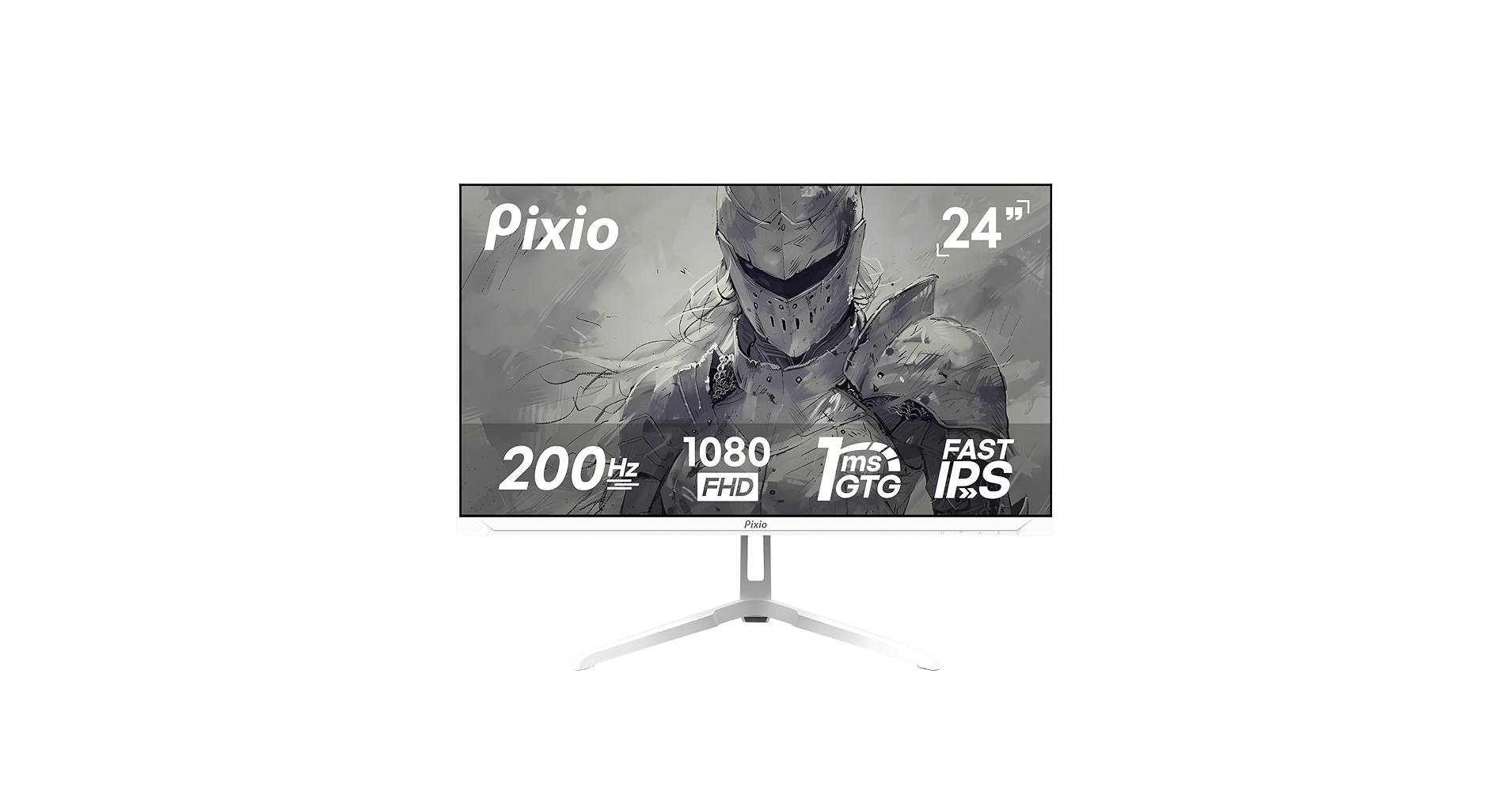 Pixio PX248 WAVE White モニター PX248WAVEW / ホワイト | 23.8インチ 200Hz FHD FastIPS