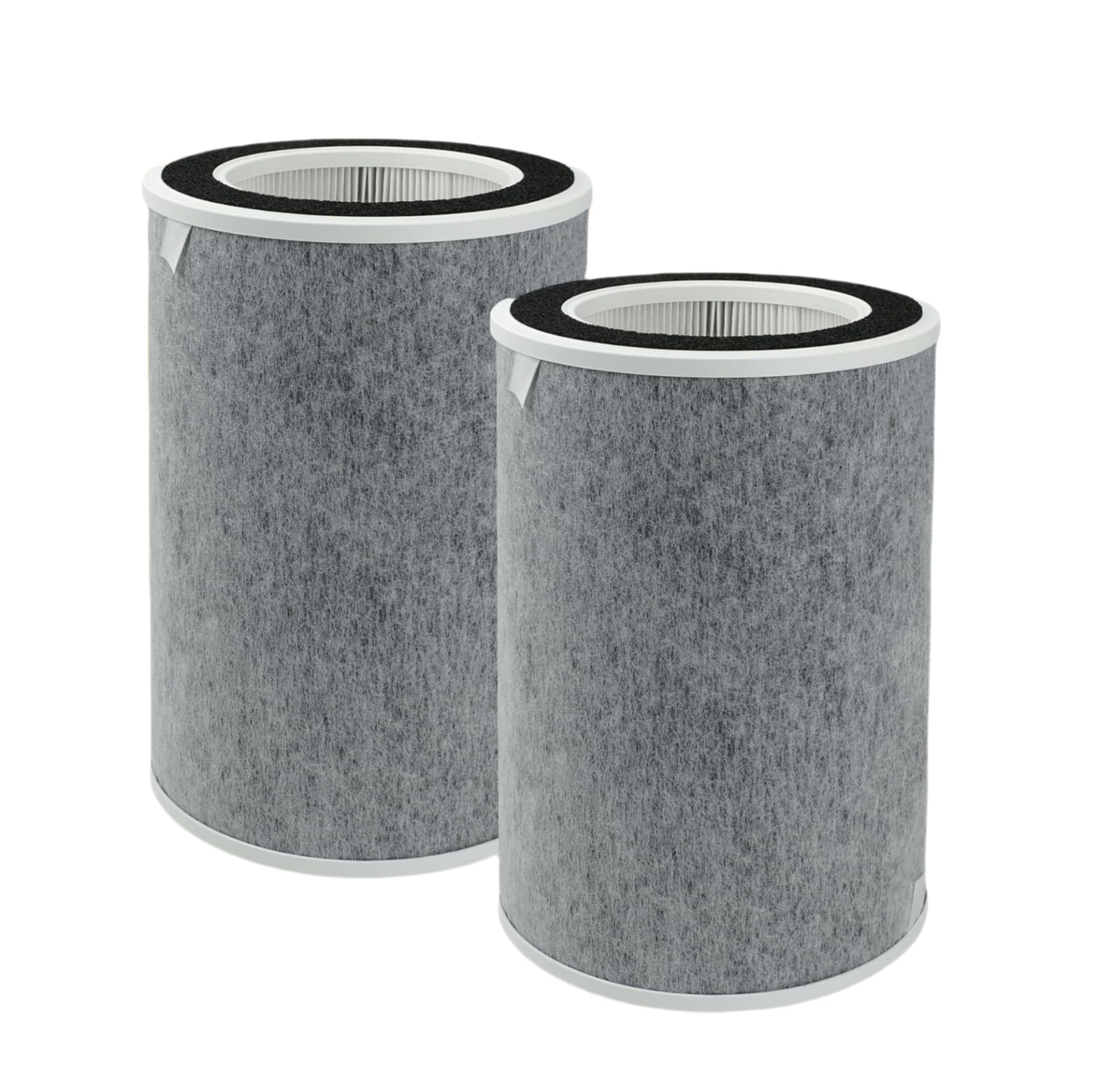 2 Packs HP201 HP202 True HEPA Replacement Filter Compatible with Shark HP200 Series, HP201, HP202, HP301, HP302, UA205, AP1000 HP200 HC501, HC502 Air Purifier MAX, H13 True HEPA & Activated Carbon