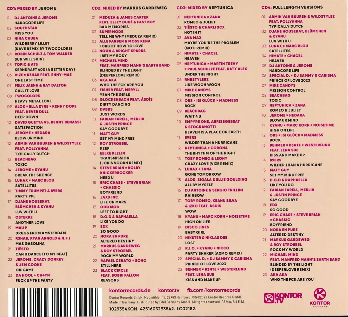 Kontor Top of the Clubs Vol.95(Limitierte Auflage)