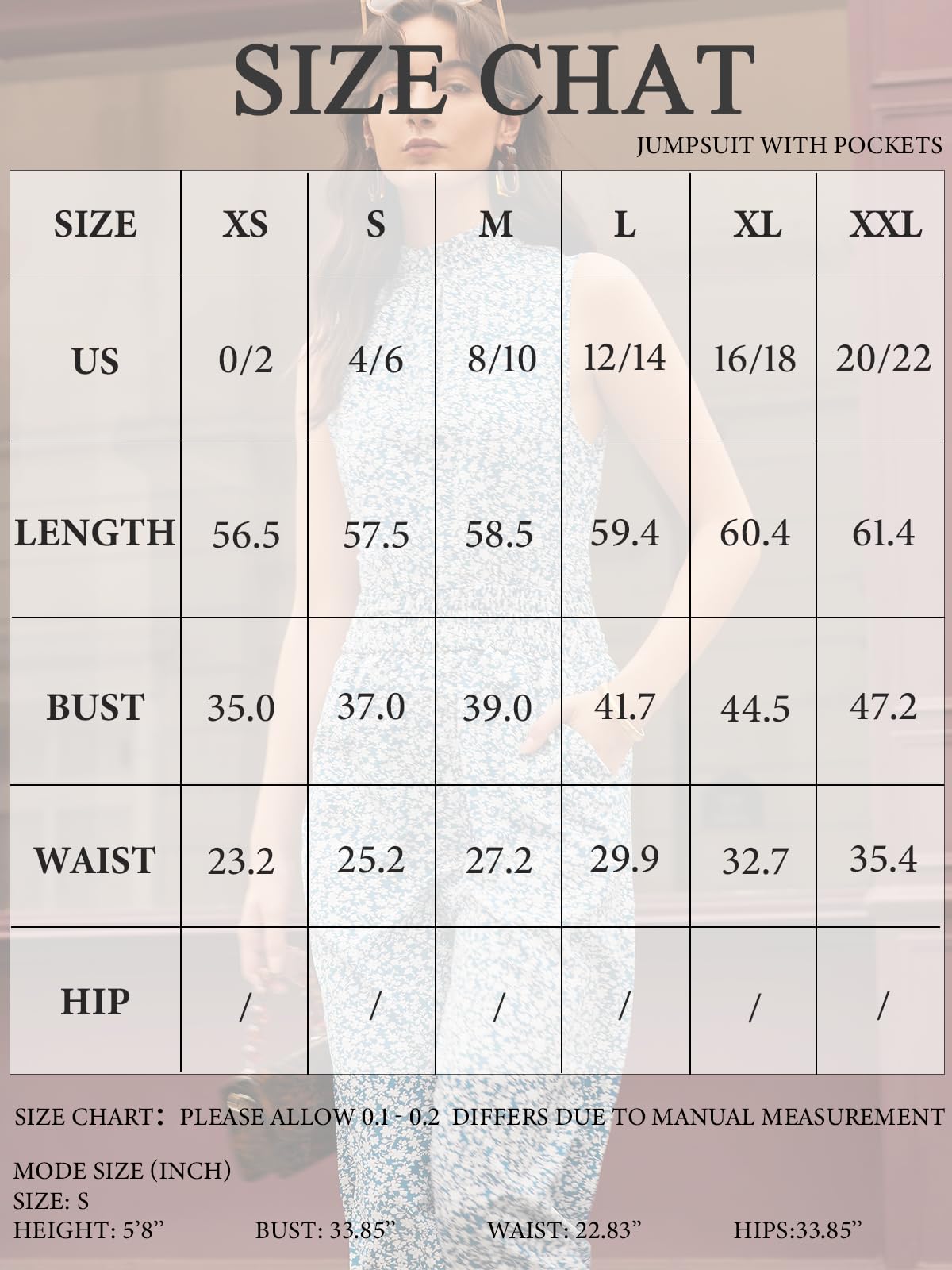 CUPSHE Combinaison d'été pour femme avec poche, col montant, taille élastique, jambes larges, robe décontractée pour les affaires, les mariages, les vacances