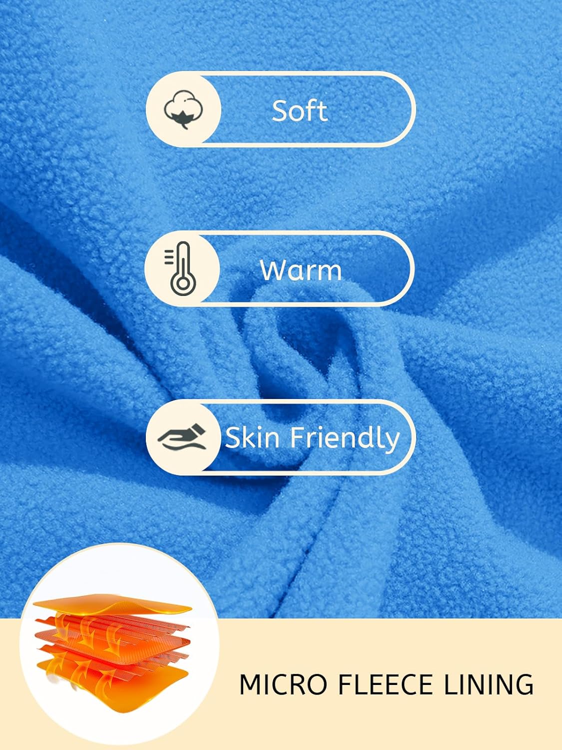 MAGCOMSEN Men's Active Hoodies Fleece Lined Sweatshirts Casual Athletic Workout Pullover With Kangaroo Pocket - Image 6