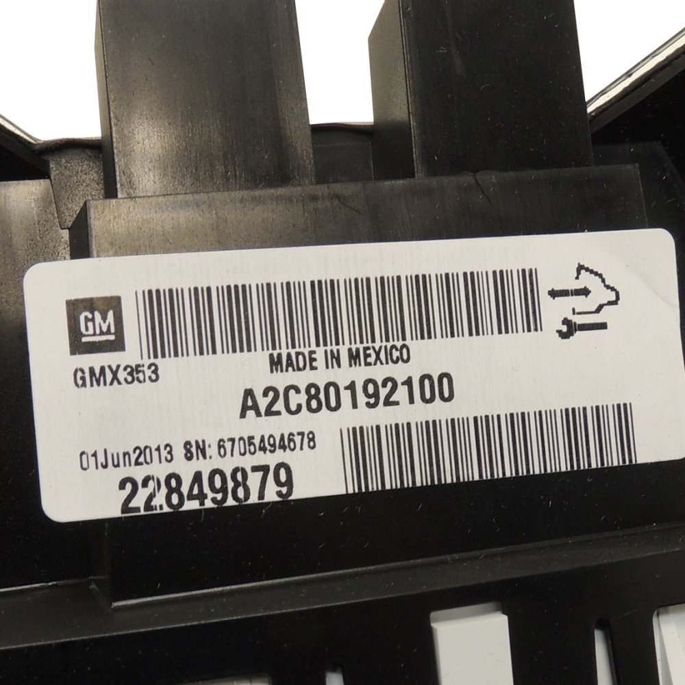 2013 Buick Lacrosse E-Assist MPH Instrument Cluster/Velocímetro 22849879