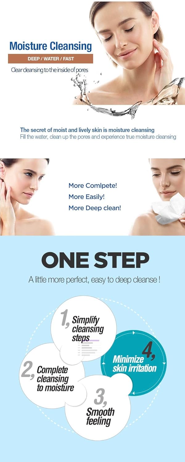 New Epielle Assorted Makeup Remover Pre-Moistened Facial Cleansing Wipes Towelettes (Oil free and hypoallergenic) - 30ct (Sheets) per pack, Aloe Vera 6 Pack : Beauty & Personal Care