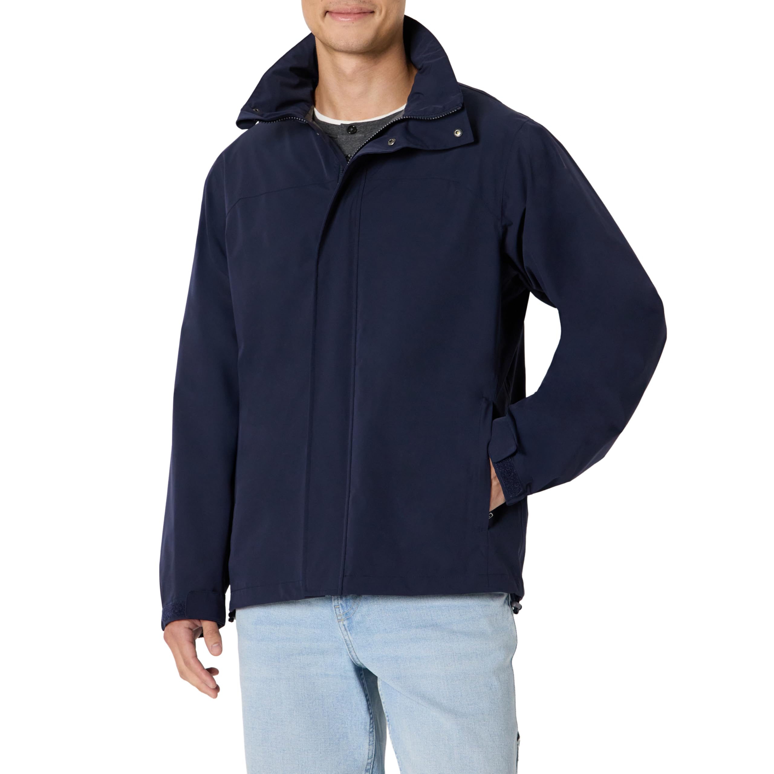 Amazon Essentials Veste de Pluie Imperméable et Compressible, Coupe Standard Homme
