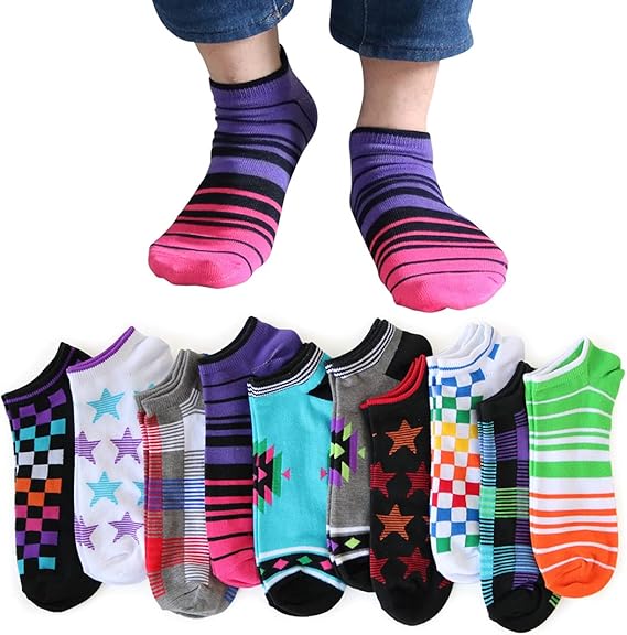 Amazon 靴下 メンズ くるぶし 10足セット ショート ソックス カラフルデザイン 25 27cmサイズ くつ下 スポーツソックス 通販