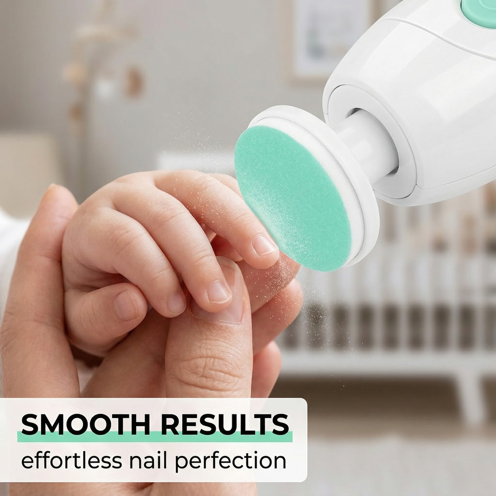 12 pièces recharges pour lime à ongles électrique bébé - Accessoires de soin des ongles doux et sûrs pour bébés dès 12 mois