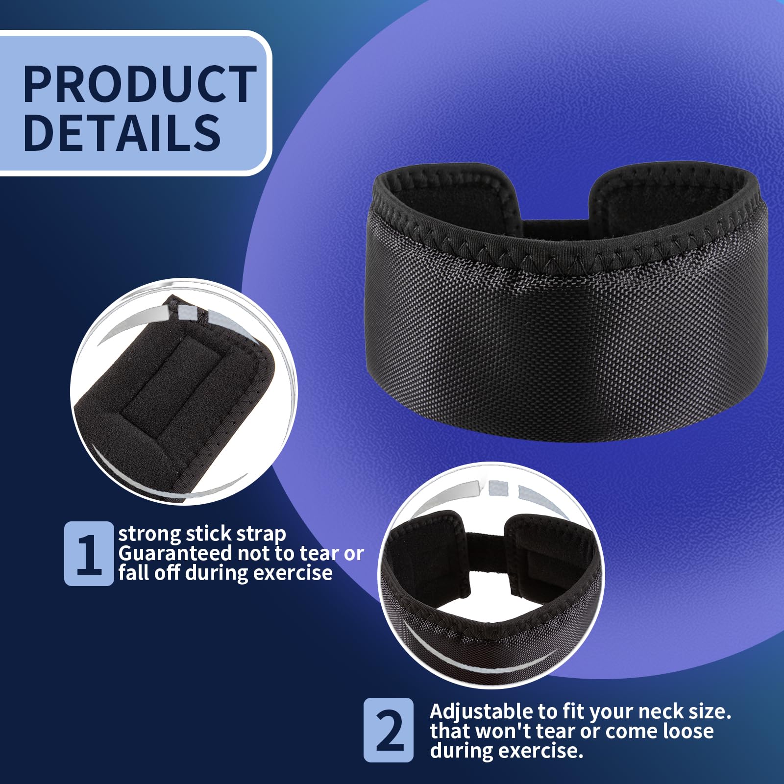 Hockey - Protection de nuque - Pour jeunes, adolescents, femmes, hommes, junior, senior