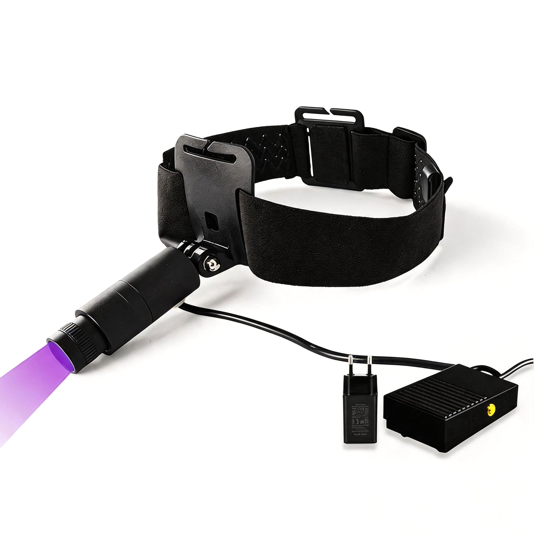 Wimpern Lampe Tragbar, 6W UV Wimpernlampe mit 1-2 Sekunden Ausgehärtet Kosmetiklampe Einstellbare Wimpernlicht für Wimpernverlängerung mit Wimpernaufkleber Fußschalter Schutzbrille