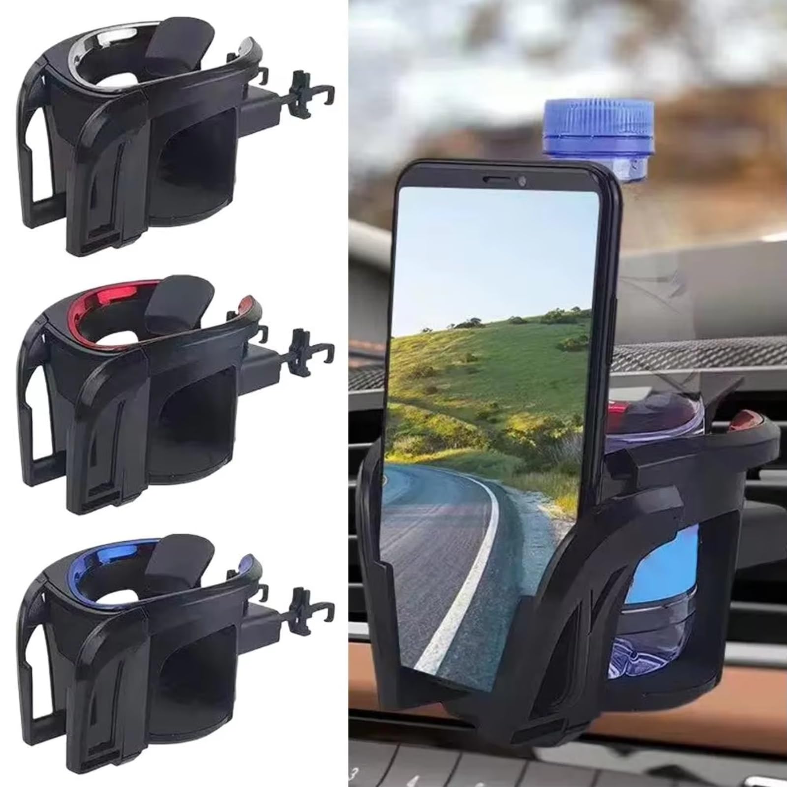 Soporte para Bebidas De Coche Soporte Botella Bebida Salida Ventilación