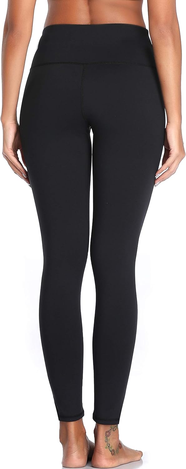 Oalka Women Yoga Pants Workout Running Leggings