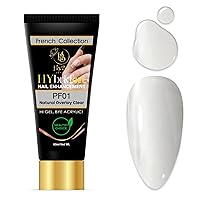 Vista 1 de HyGEL CLEAR - Esmalte de uñas de gel híbrido de 2.0 fl oz, capa transparente natural PF01