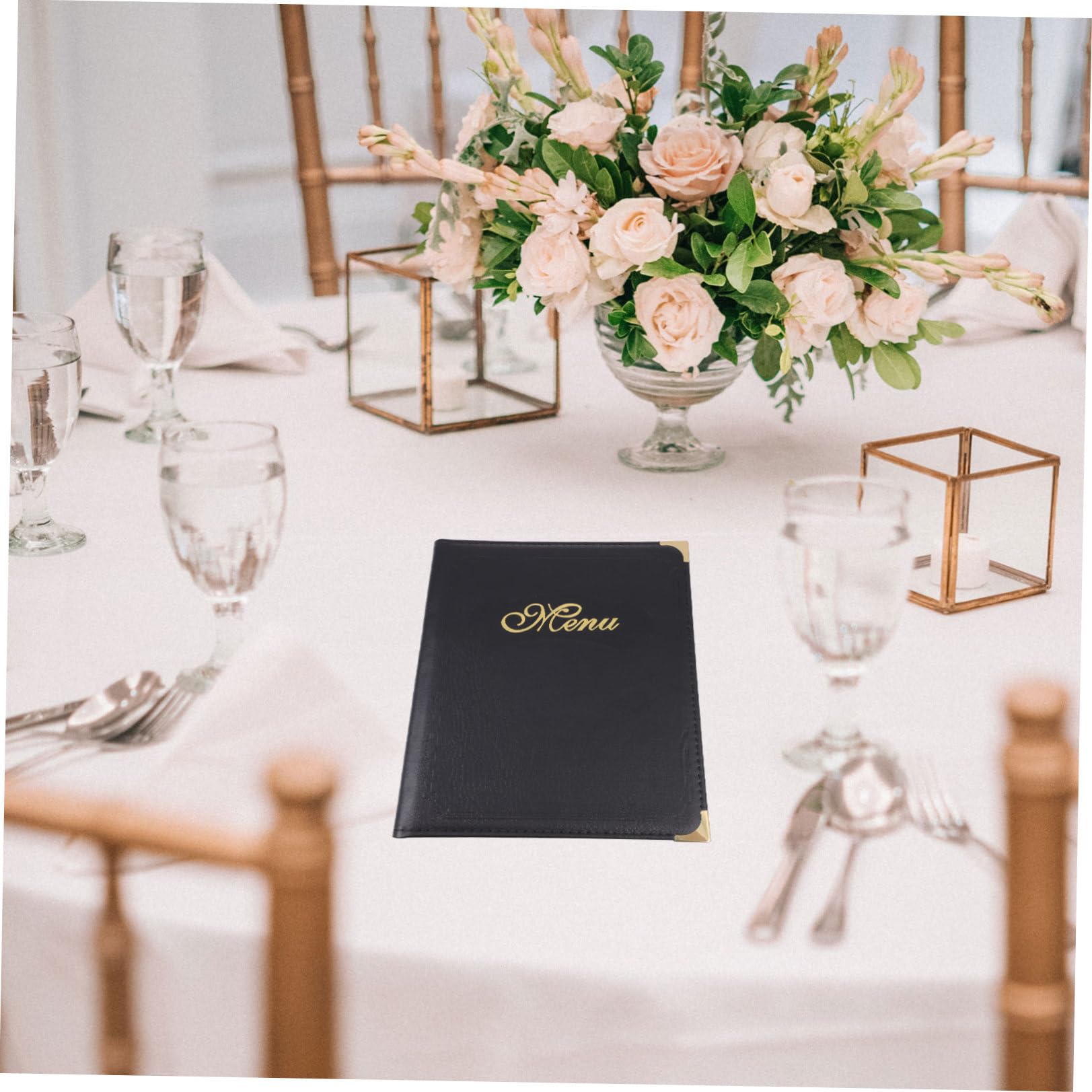 ULTECHNOVO Libro De Menús Carpeta De Pedidos Restaurante Duradero Reutilizable Apariencia Clásica Fácil De Usar