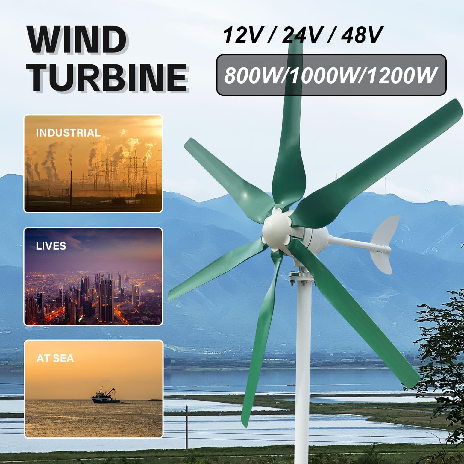 Amazon.co.jp: ZHOZHUT 800W-1200W MPPT のコントローラーおよび 6