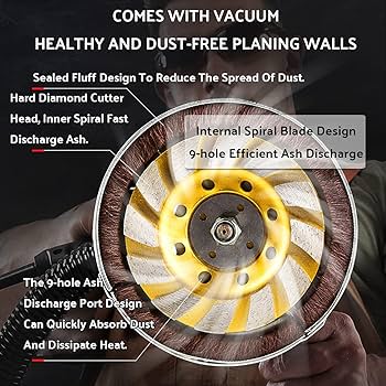 Amazon.co.jp: 電動壁削り機、4580 Wコンクリート研磨整平機