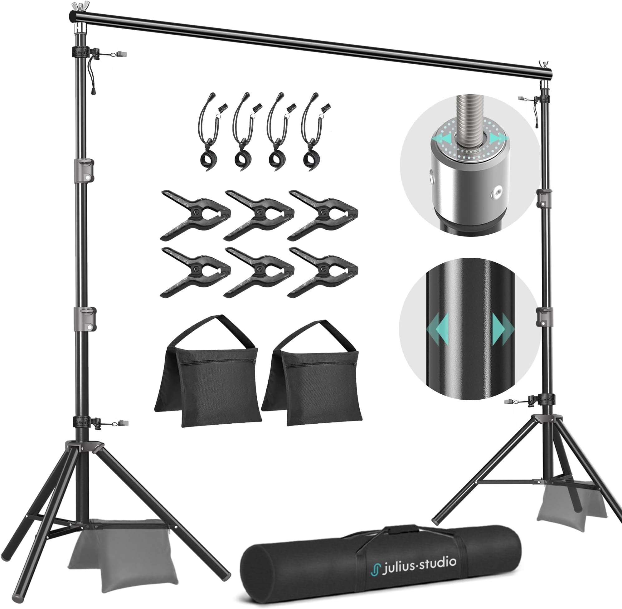 Backdrop Stand 10 x 10ft/3 x 3m, Maxztill Spring