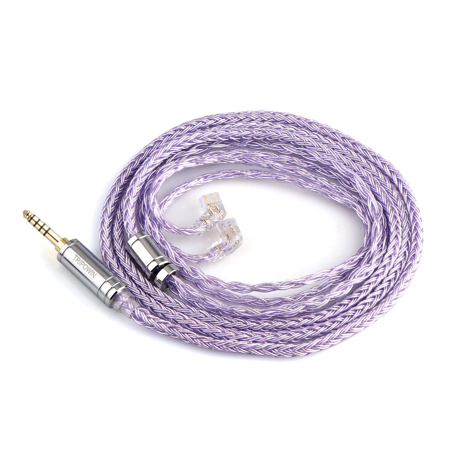 f fabobjects F FABOBJECTS® Zonie 16 Core Silver Plated Cable SPC Earphone Cable - Recessed 2pin 4.4mm, Zonie, Lavender-picture-5