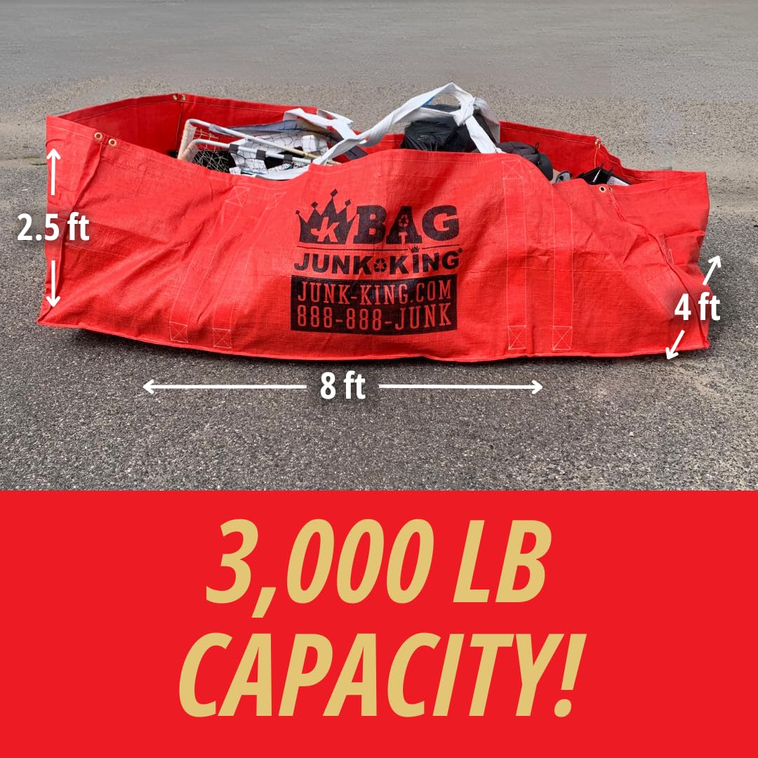 Junk King Dumpster Bag - Hassle-Free Junk Removal, Versatile and