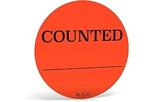 Kenco 2" Circle Inventory Stickers for Shipping and Inventory