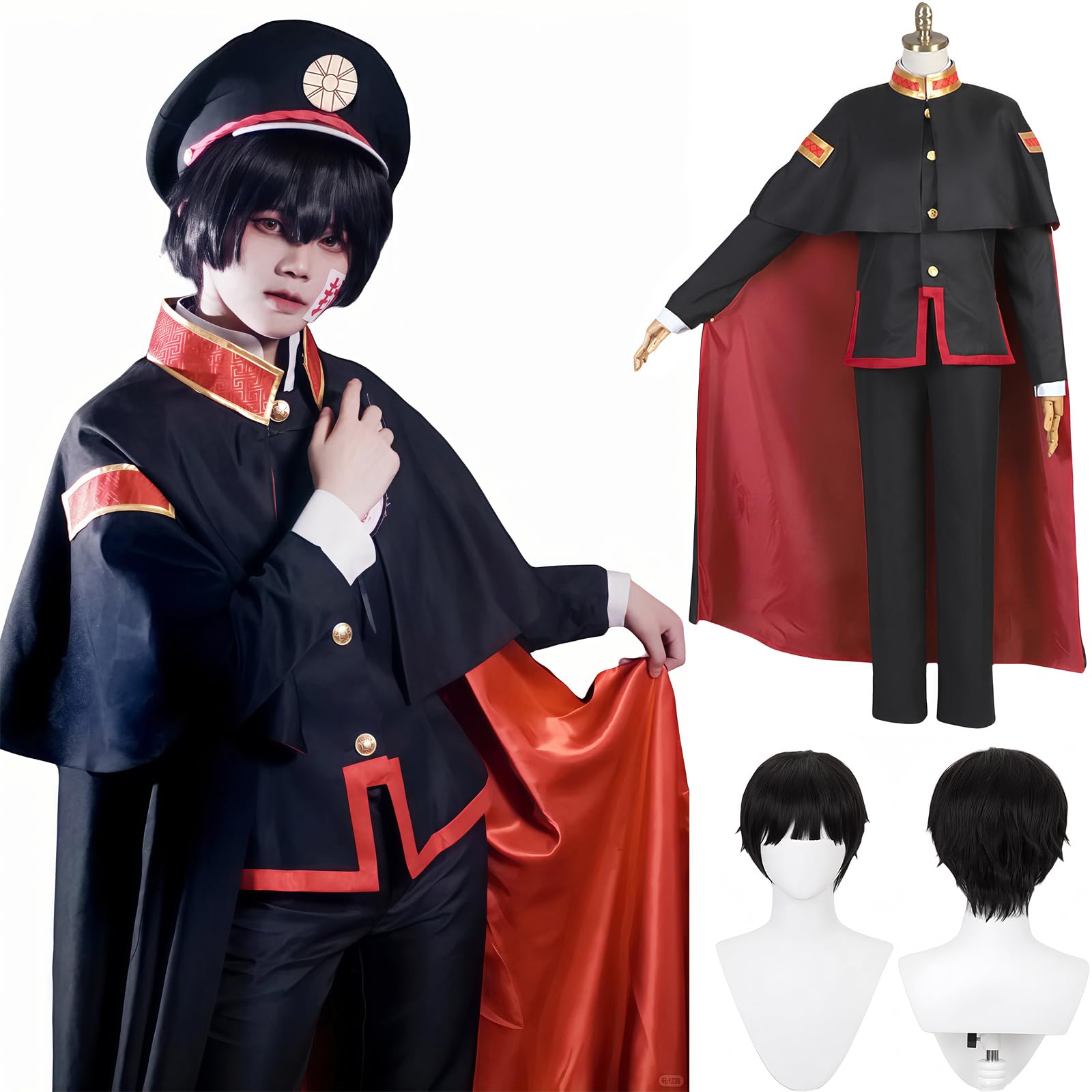 [NOKIJP] 地縛少年花子くん コスプレ 花子くん コスプレ衣装 はなこくん 制服 コスプレ衣装 じばくしょうねんはなこくん コスプレ cosplay コスチューム (花子くん, S)