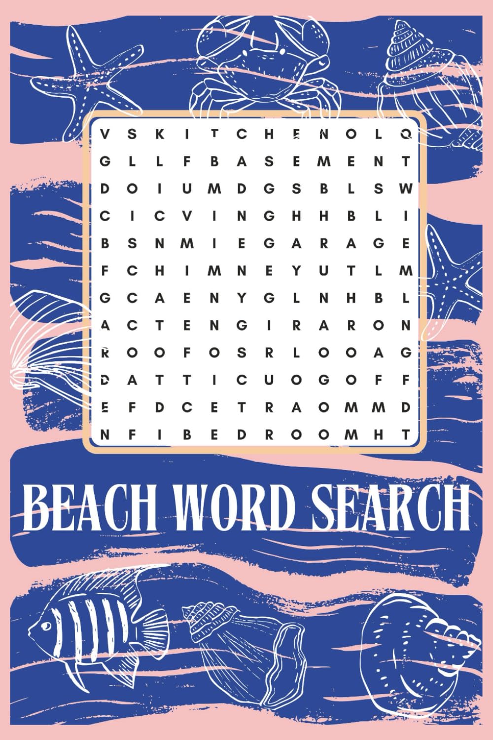 Ocean & Beach Word Search Book for Adults: 60 Relaxing Sea-Themed Puzzles with Solutions - 6X9 in