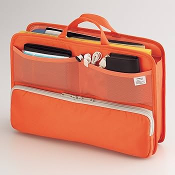 【値下げ】リヒトラブ バッグインバッグ インナーバッグ A4 オレンジ Amazon.co.jp: リヒトラブ バッグインバッグ インナーバッグ A4