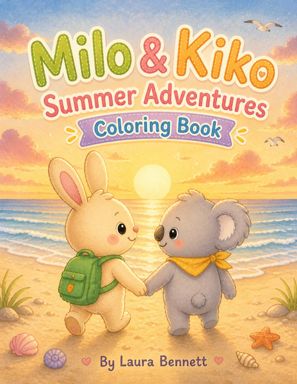 Milo & Kiko Summer Adventures Coloring Book