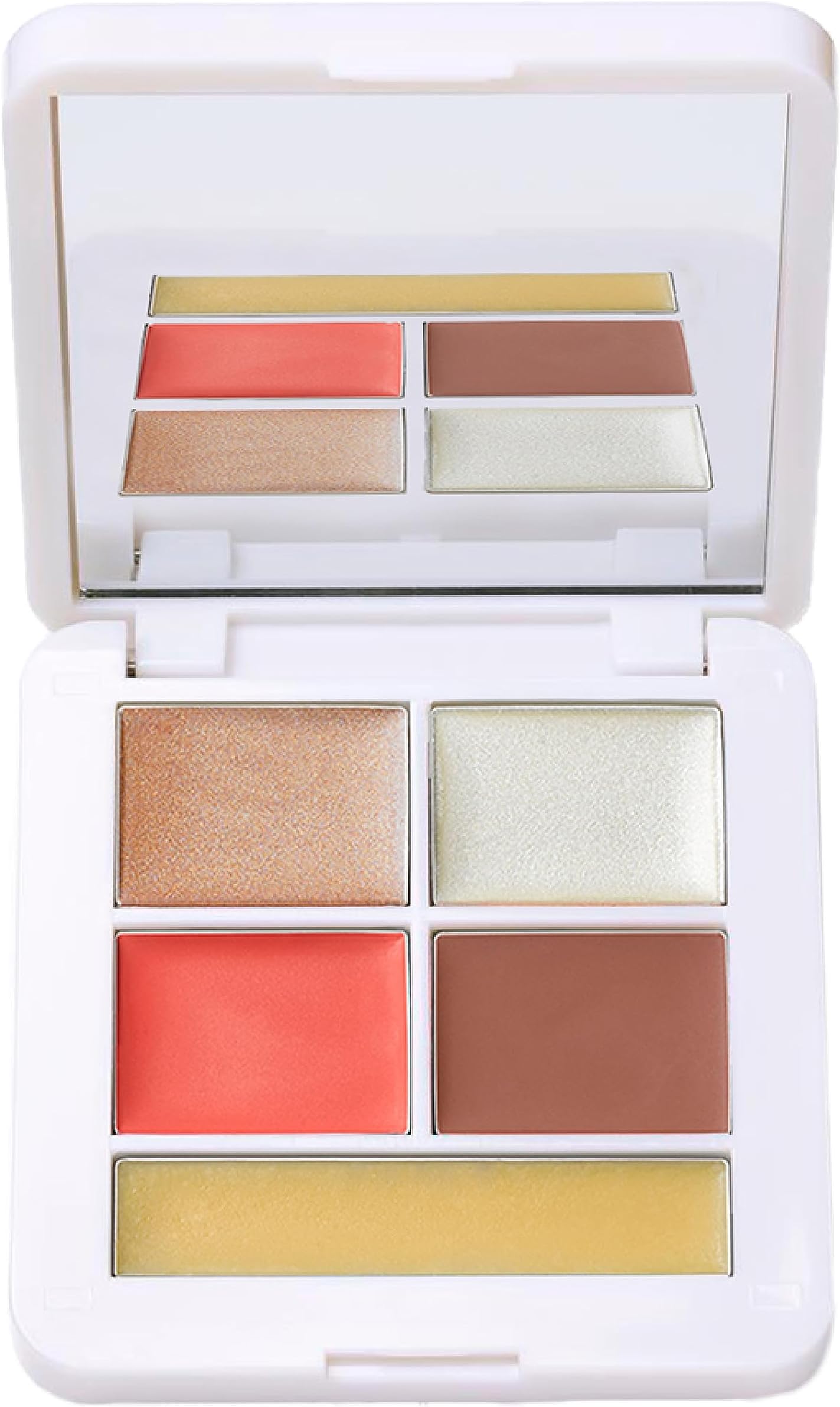 RMS Beauty Signature Set Mod Collection - Highlighter Glow Makeup, Lip Tint & Cheek Tint, & Bronzer - Cream Highlighter, Tinted Lip Balm & Cream Bronzer Make Up, Makeup and Skincare, Travel Sized