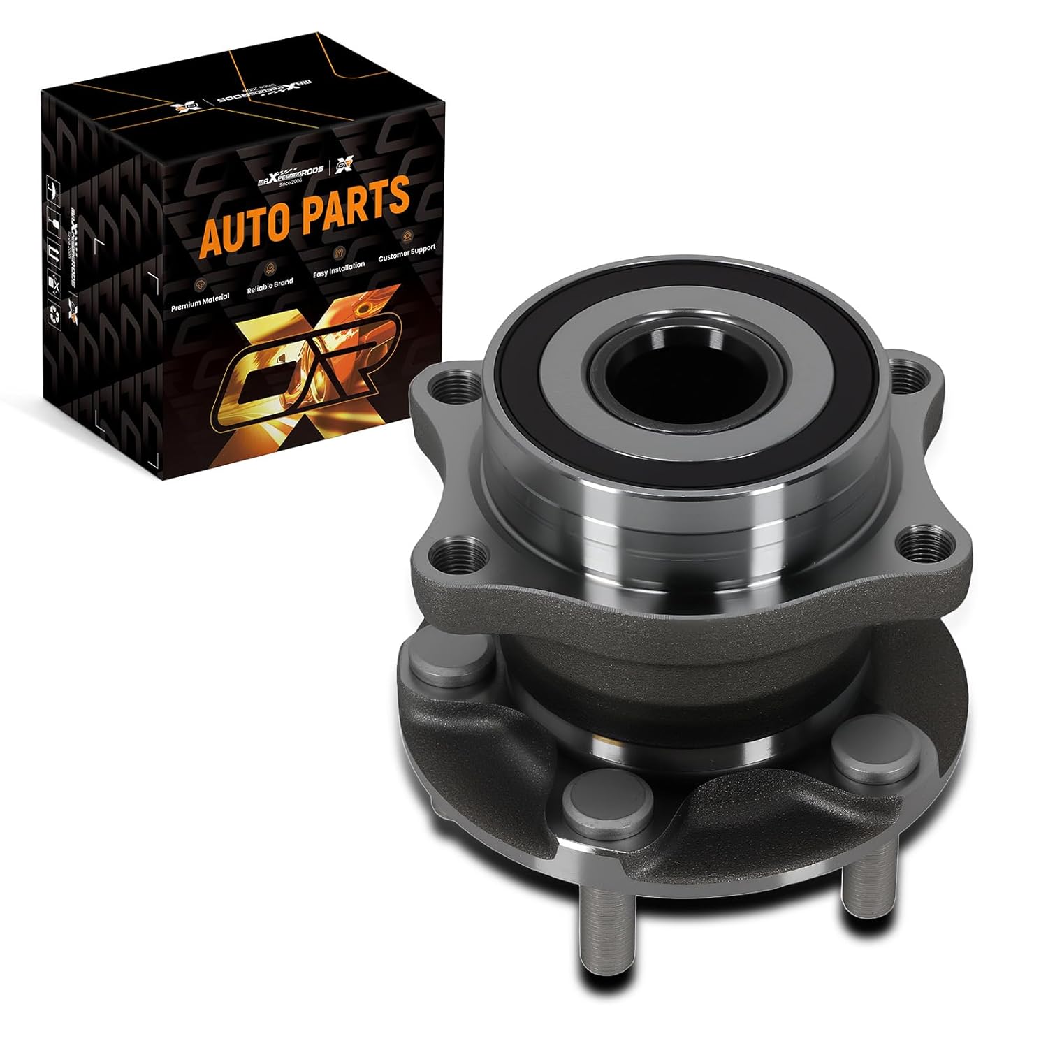 maXpeedingrods 513413 Front Wheel Bearing and Hub Assembly Fit for 2012-2017 Subaru Forester, 2016-2024 Crosstrek, 2012-2018 Impreza # HA590648, 28373FL000