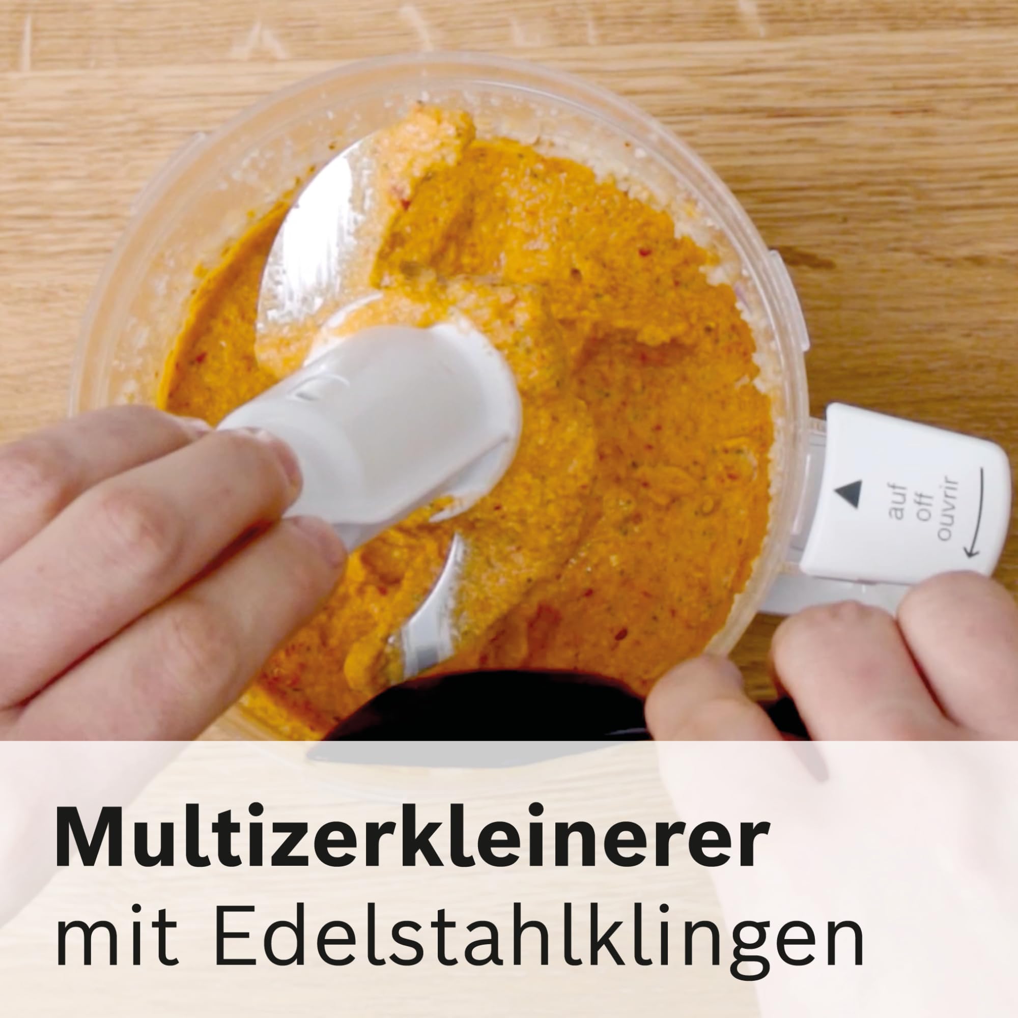 Bosch Multimixer MUZ5MM1, Zubehör passend für Küchenmaschine Serie 4, Serie 2, 3 Scheiben (Schneid-Wende-Scheibe, Raspel-Wendescheibe, Reibescheibe fein), spülmaschinenfeste Teile