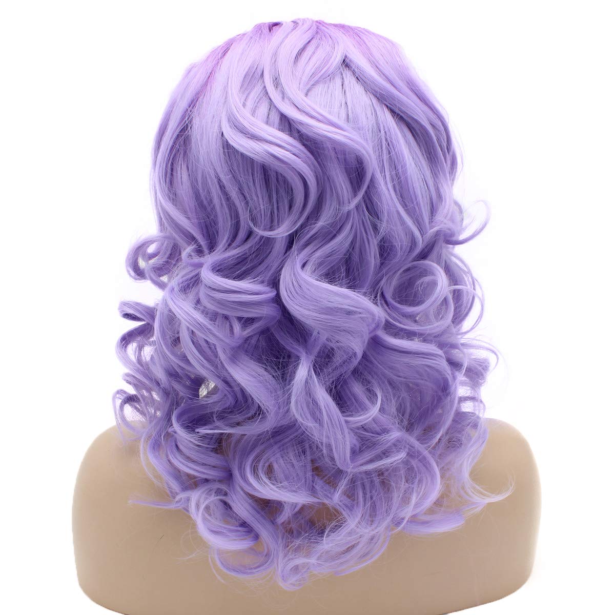 Amazon.com : Lushy Hair Lace Front Synthetic Wig Medium  display picture 1