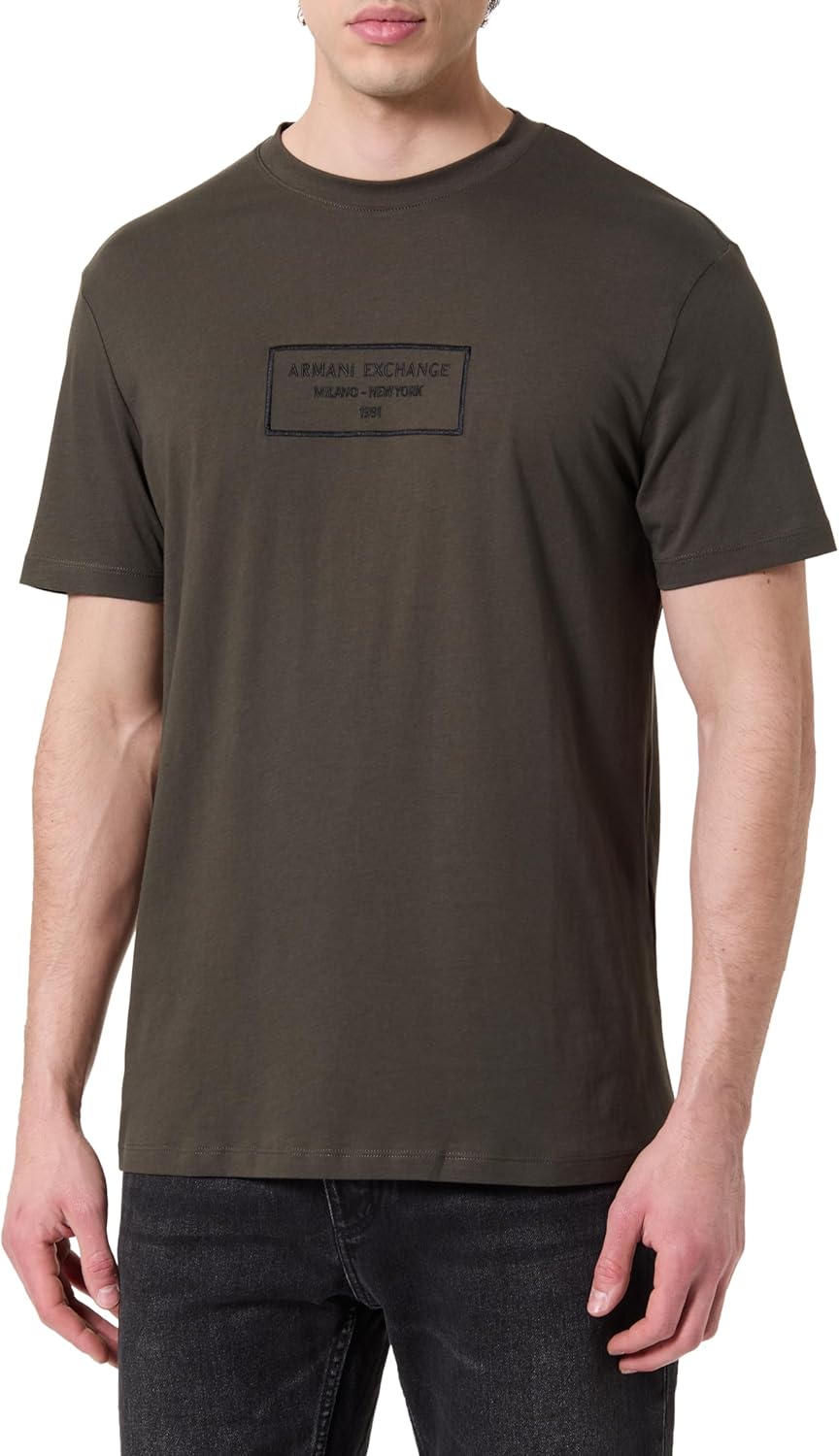 Armani Exchange Mens Rectangular Box Logo