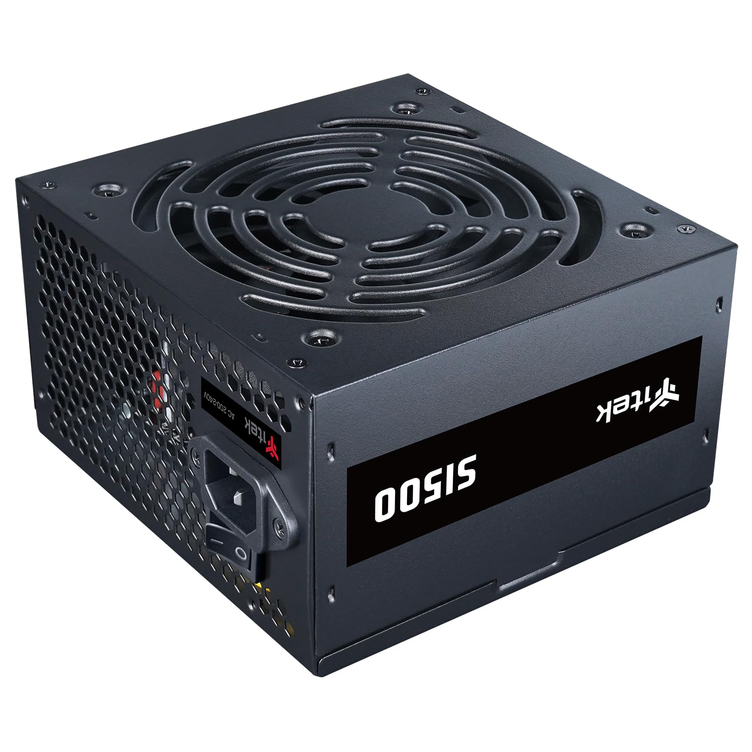 Itek Alimentatore SI500-500W- Efficienza 80+- PFC Attivo- 12cm Silent Fan