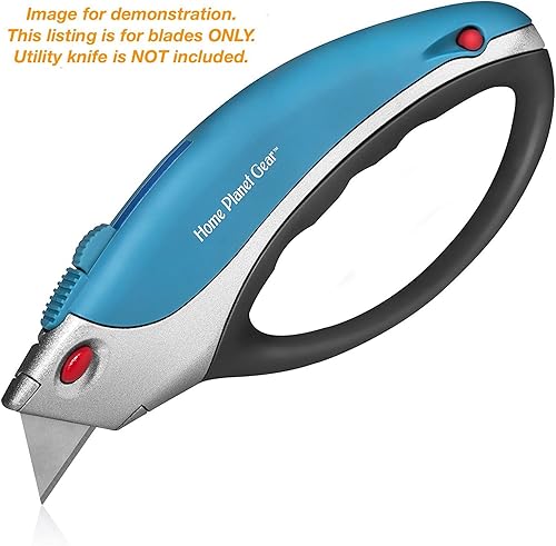 Miniatura 5 de Cuchillas de cuchillo utilitario, repuestos de cuchillas de corte, 10 paquetes, una de cada una de las cuchillas estándar, cuchillas de gancho y