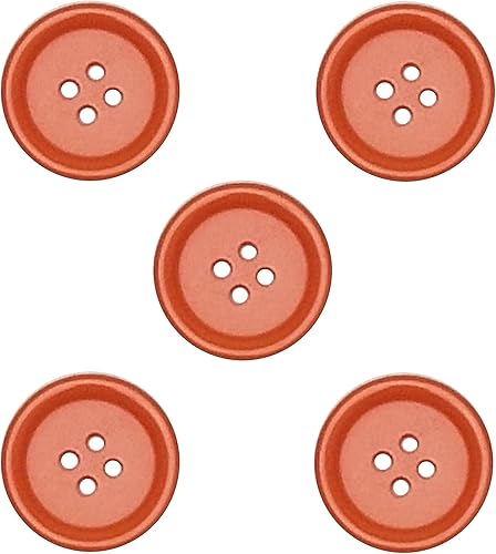 Miniatura 5 de Libiline 100 piezas de resina con botones de color sólido, 4 agujeros, para hacer tarjetas de costura, suéter (multicolor, 1116 pulgadas)