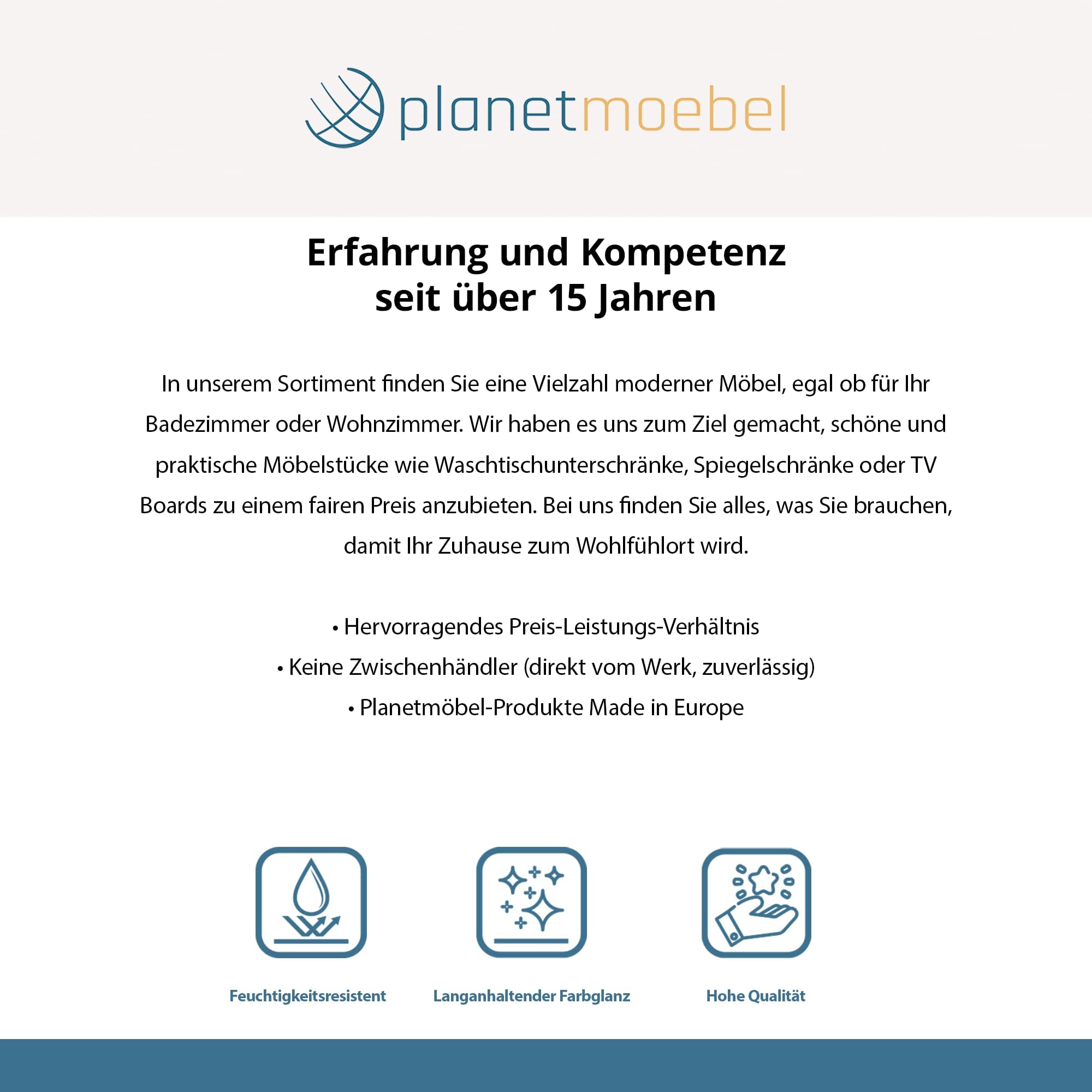 Planetmöbel Schlafzimmer Nachttisch Schrank 100 cm Gold Eiche