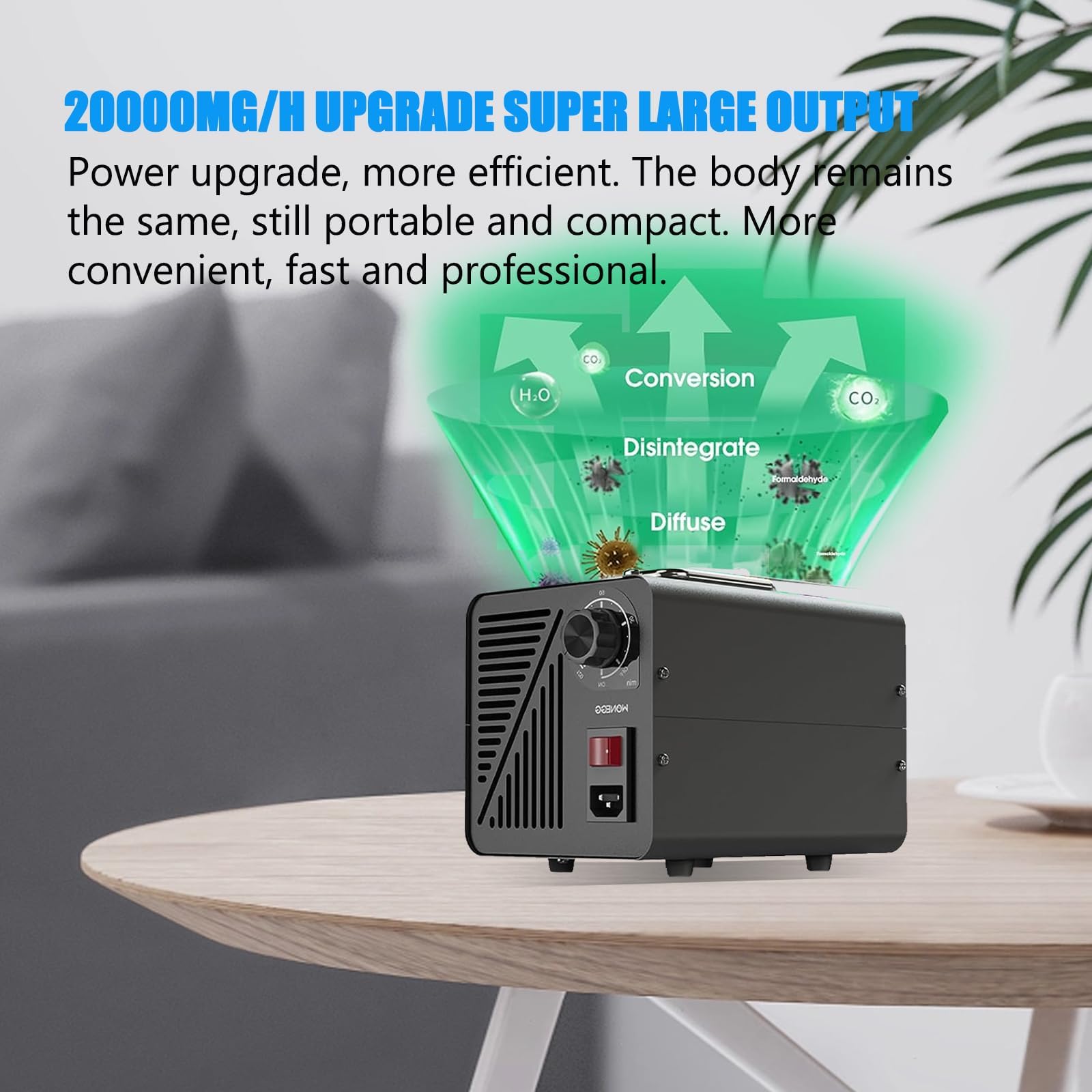 Generatore Di Ozono 60000 Mg/h Ozonizzatore Per Casa E Auto Ozono - Foto 6