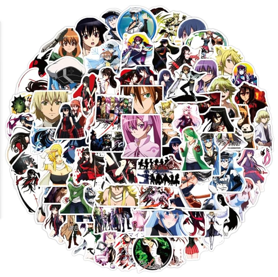 アカメが斬る！　ステッカー Amazon.co.jp: アカメが斬る！ステッカー 100枚 シール ステッカー