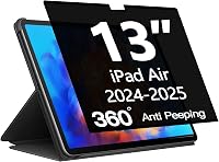 Phimoos 360° Adatvédelmi Képernyővédő Fólia iPad Air 13" M2/M3 Modellekhez - Teljes Fedés, HD Minőség, Karcálló, Buborékmentes, Könnyű Felhe 1