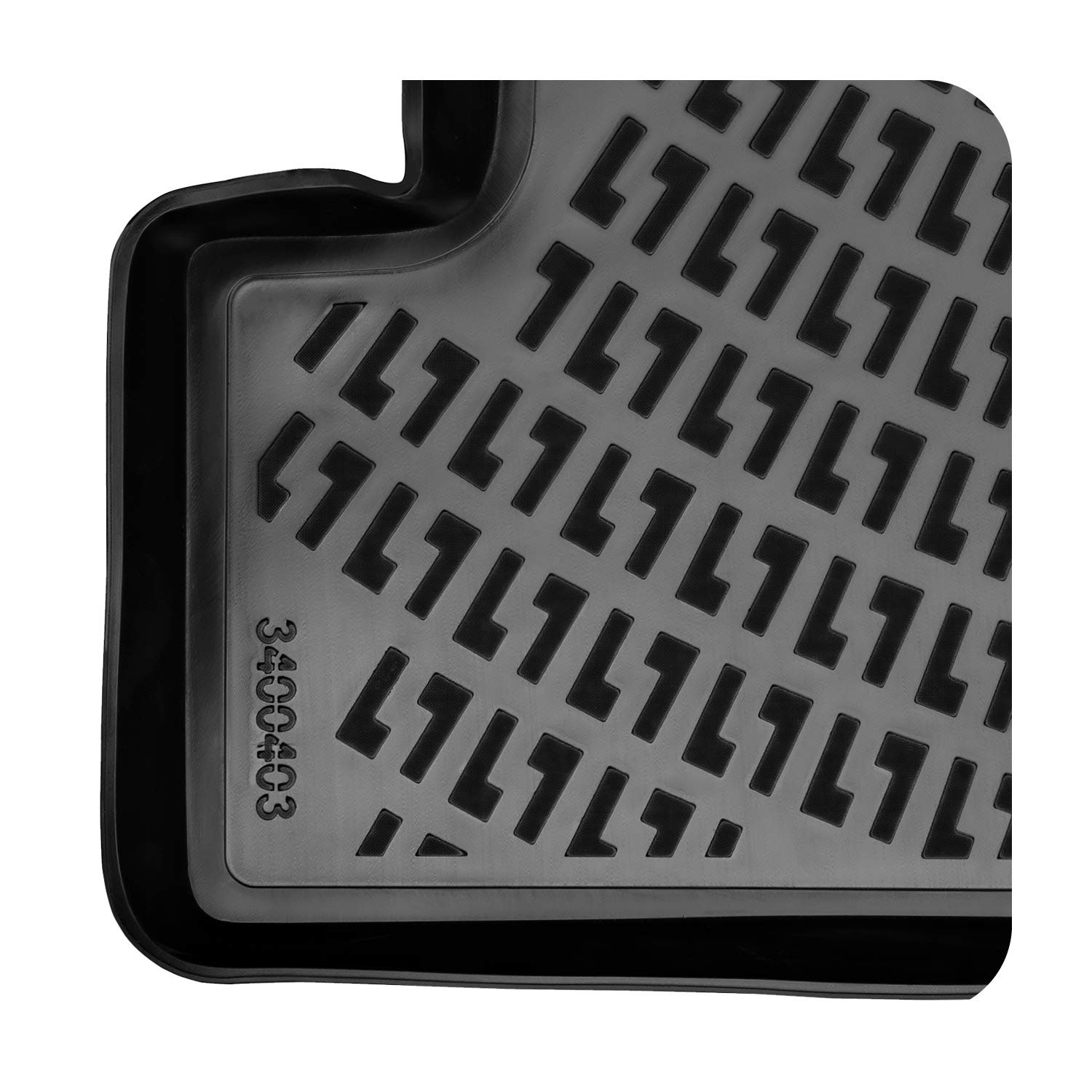Tappetino in gomma per bagagliaio CITROEN C3 Picasso 2009-2017 d TM