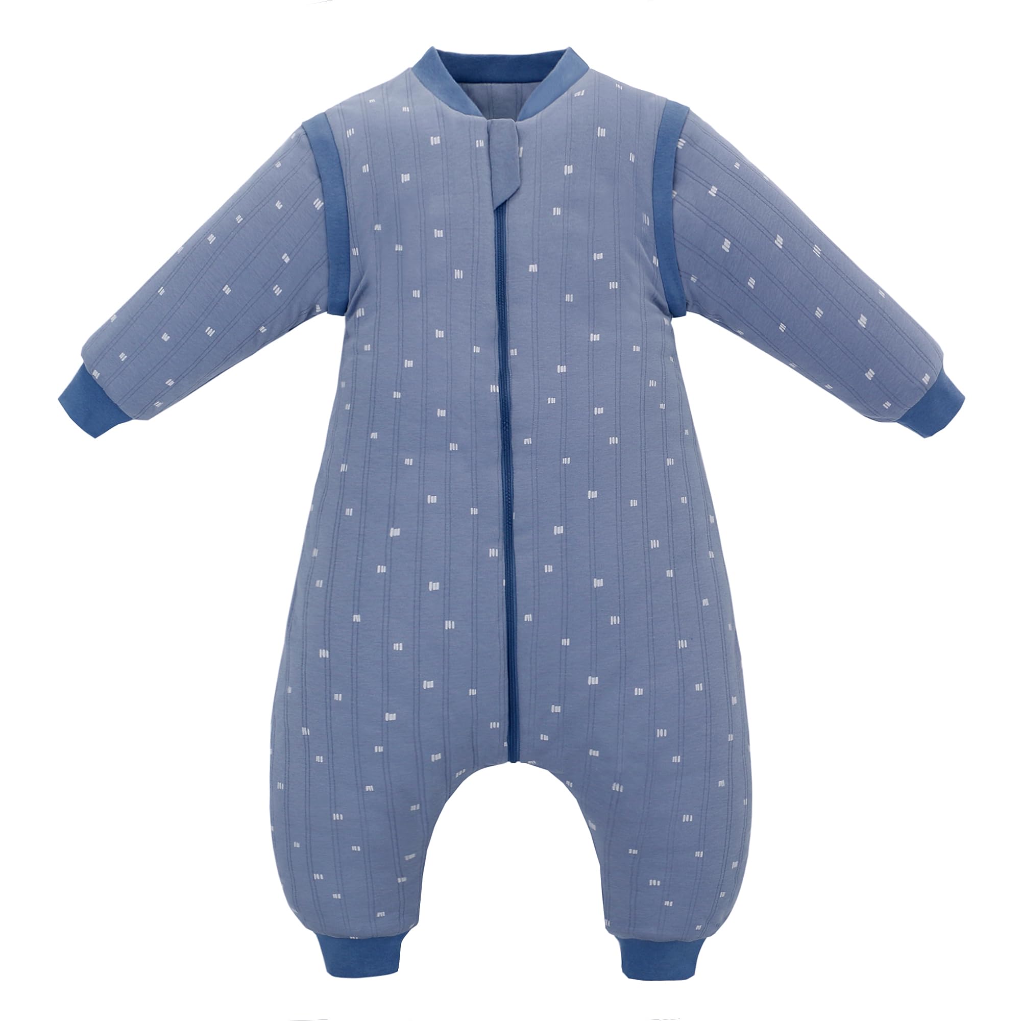 amo nenes Baby Sleeping Bag with Legs 2.5 TOG Children's Wearable Blanket with Detachable Long Sleeve,Unisex 100% Cotton Winter Toddler Sleep Sack for Infant Toddler — image 1