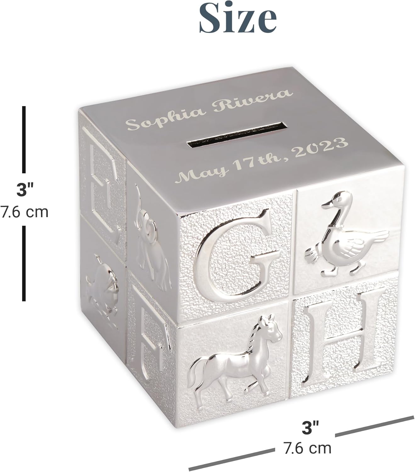Let's Make Memories ABC Block Keepsake Bank
