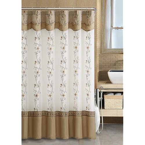 Shower Curtains With Valance Amazon Com