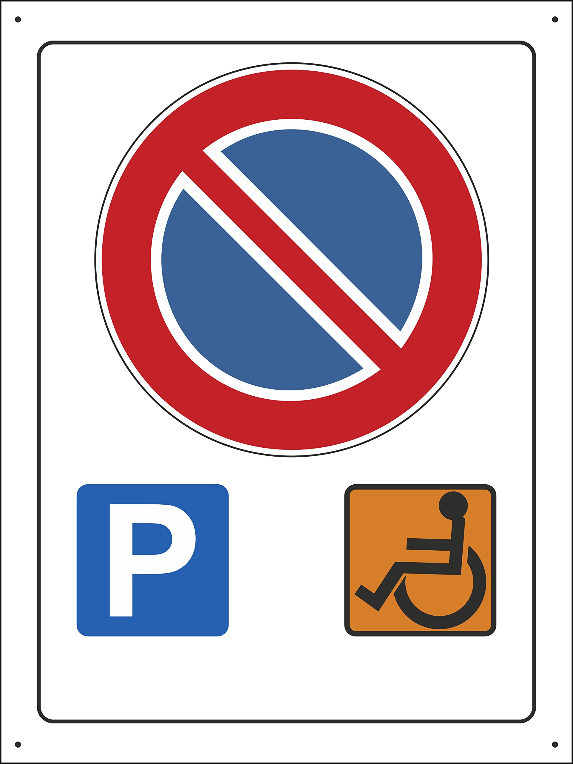 Cartello Divieto Di Sosta Umoristico, 20x30 Cm, "Parcheggio Vietato - Chi Non Sa Parcheggiare Sarà Rimosso", In Schiuma Rigida O Alluminio, Resistente UV, Per Esterno