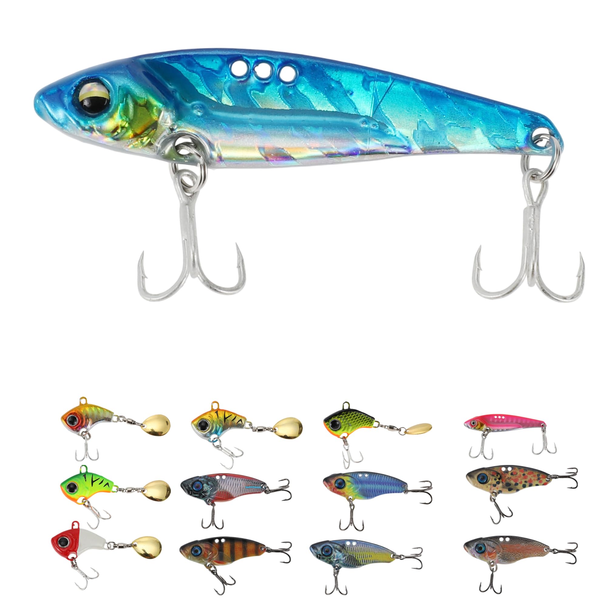 CAPASTEC Leurres De Pêche, 7G Plombs Lame Appât, Leurres De Pêche Rooster Tail, Appât Lame d'eau Douce Et d'eau Salée pour Le Bar, La Perche De Mer, La Truite, Bleu CAPASTEC Leurres De Pêche, 7G Plombs Lame Appât, Leurres De Pêche Rooster Tail, Appât Lame d'eau Douce Et d'eau Salée pour Le Bar, La Perche De Mer, La Truite, Bleu