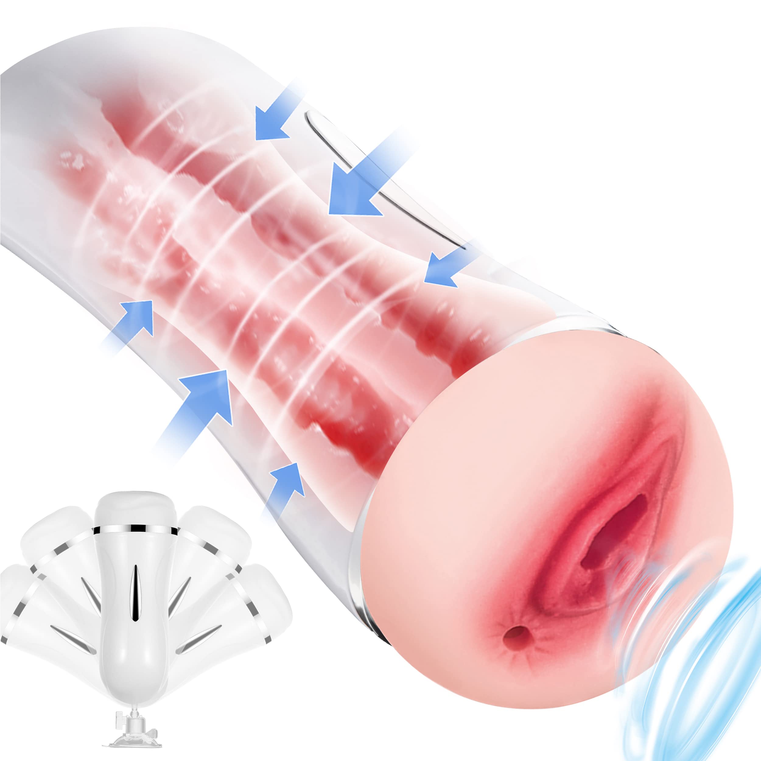 Esperienza 3D autentica. Molteplici modalità di frequenza disponibili per fornire piacere sessuale. silicone sessuale, maschio, sesso, sex toy