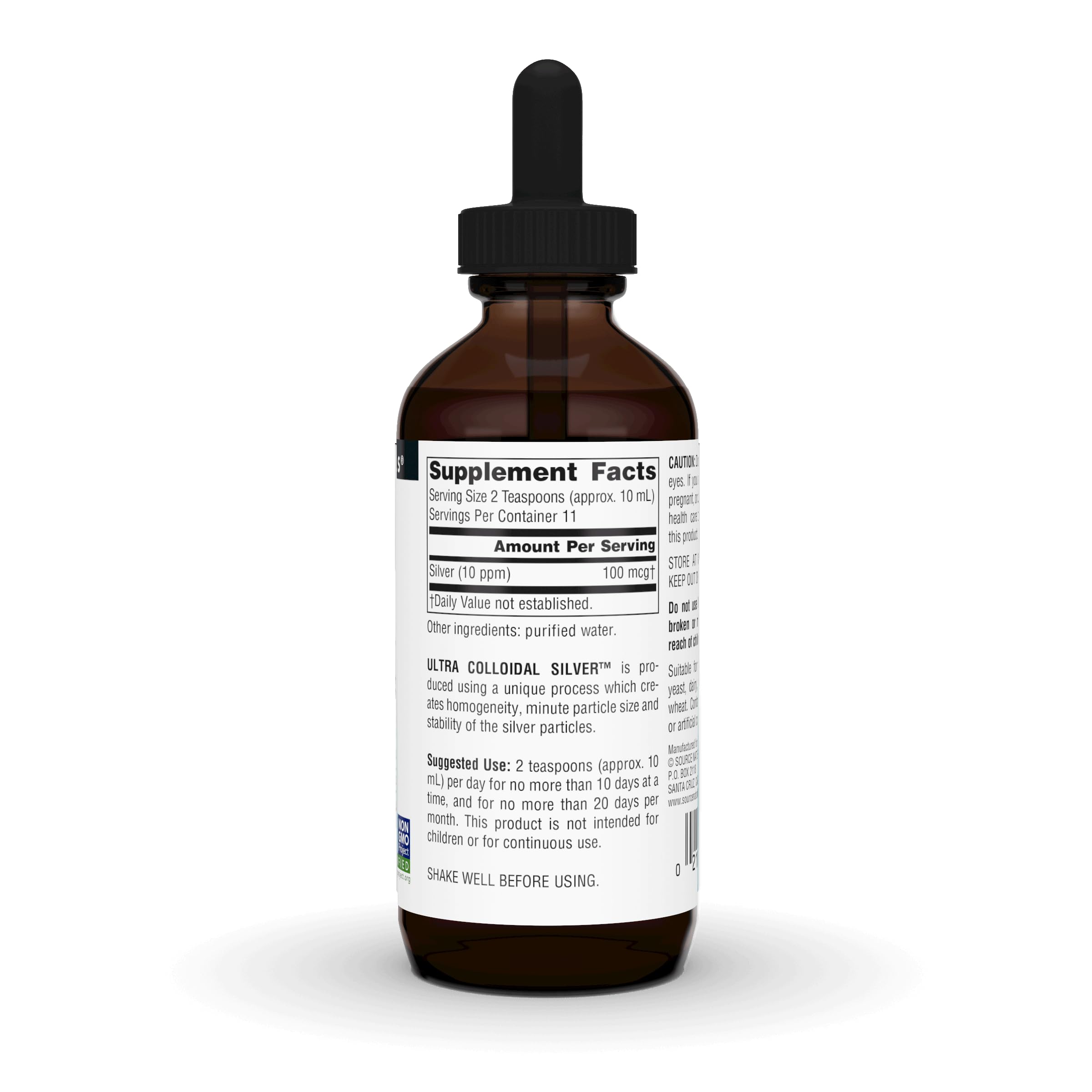 Source Naturals Ultra Colloidal Silver, 10 ppm - 4 oz — Amazon image 3