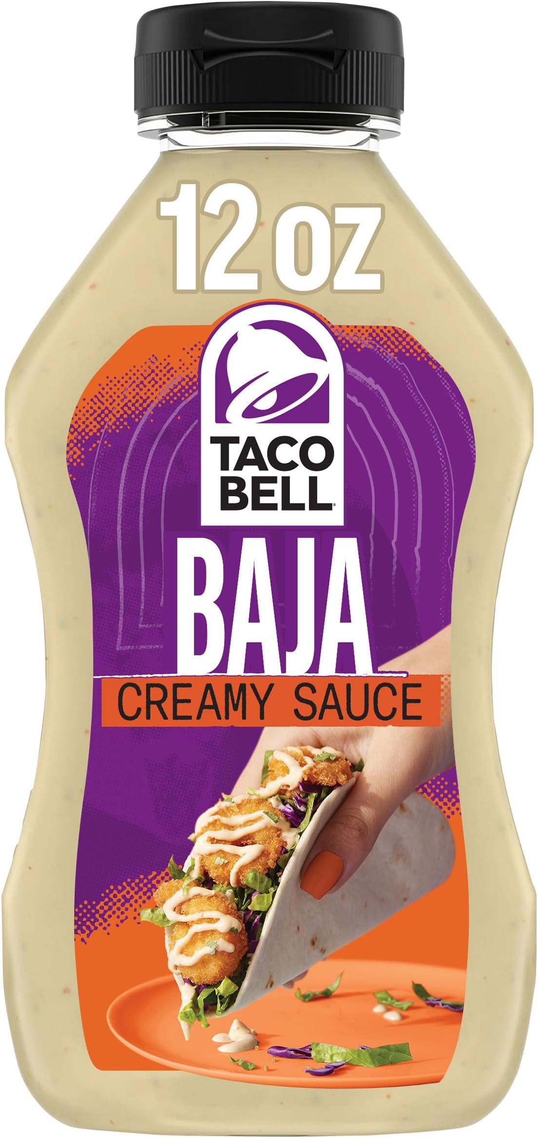 Mexican Taco Bell Baja Creamy Sauce, 12oz, 12 ounce