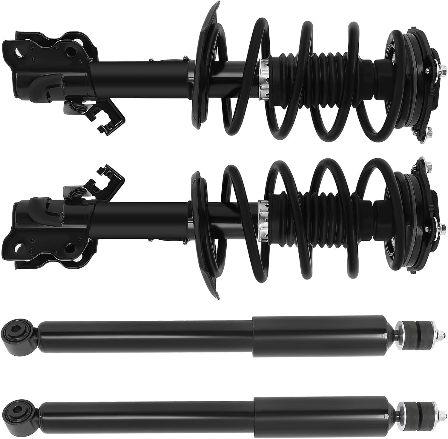 Complete Front & Rear Strut and Coil Spring Assembly 2014-2019 for Nissan Sentra KFKGF Quick Strut Assembly Replace 172948